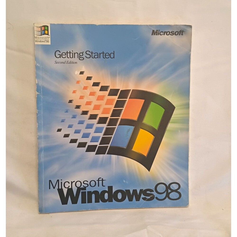 Microsoft Windows 98 Getting Started Second Edition Manual Book, English